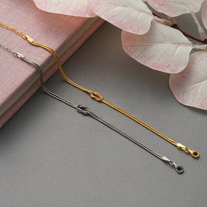 Eenvoudige Liefdes Armband Zilver Minimalistisch Design