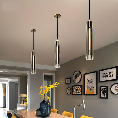Post Moderne Messing Hanglamp Met K9 Kristal En Verstelbare Kabel