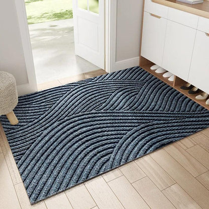 Antislip Deurmat Binnen & Buiten Groen Grijs Khaki Vuilvangmat Slijtvast Design Entree Hal Voordeur Inkom