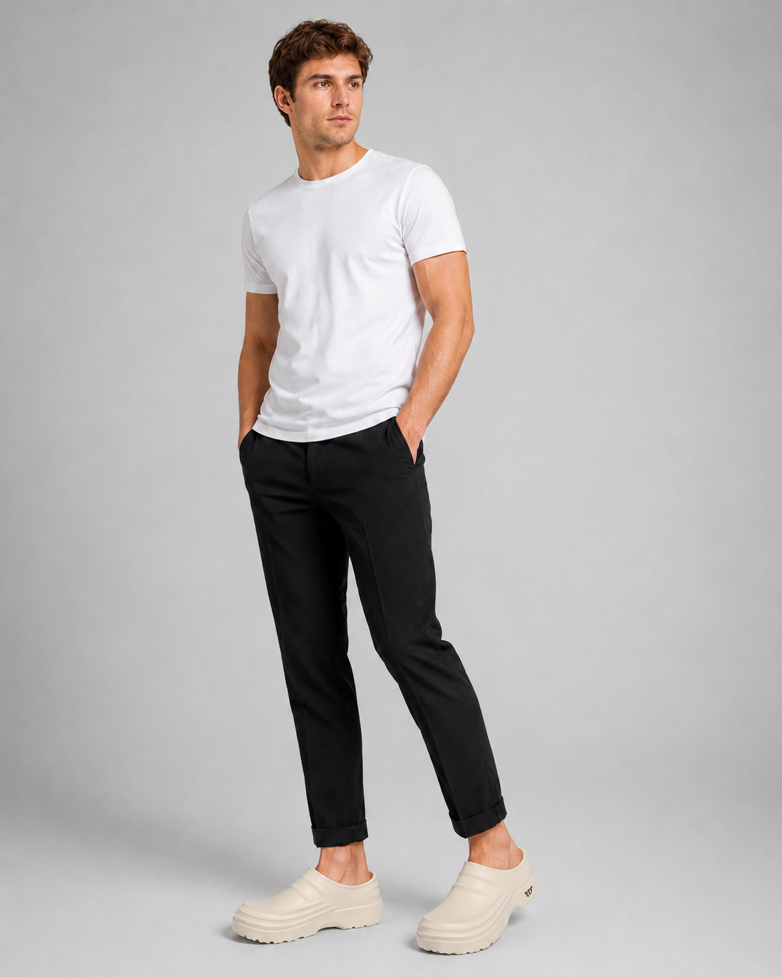 Antislip Werkschoenen voor Professionals — Oliebestendige Slip-On Koksschoenen voor Heren en Dames — Lichtgewicht Veiligheidsschoenen Keuken Zomer