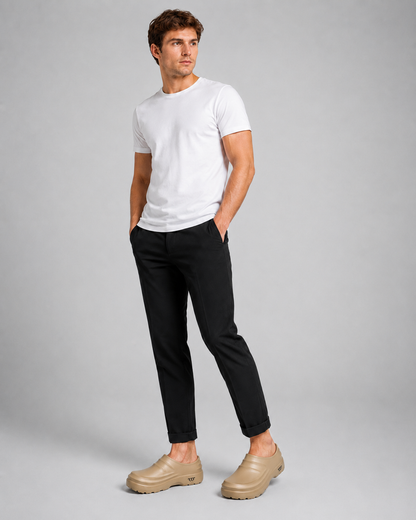 Antislip Werkschoenen voor Professionals — Oliebestendige Slip-On Koksschoenen voor Heren en Dames — Lichtgewicht Veiligheidsschoenen Keuken Zomer