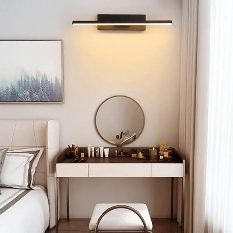 Wandlamp Plat Scandinavisch Acryl Zwart Wit 36cm LED Warm Wit Woonkamer Slaapkamer Modern