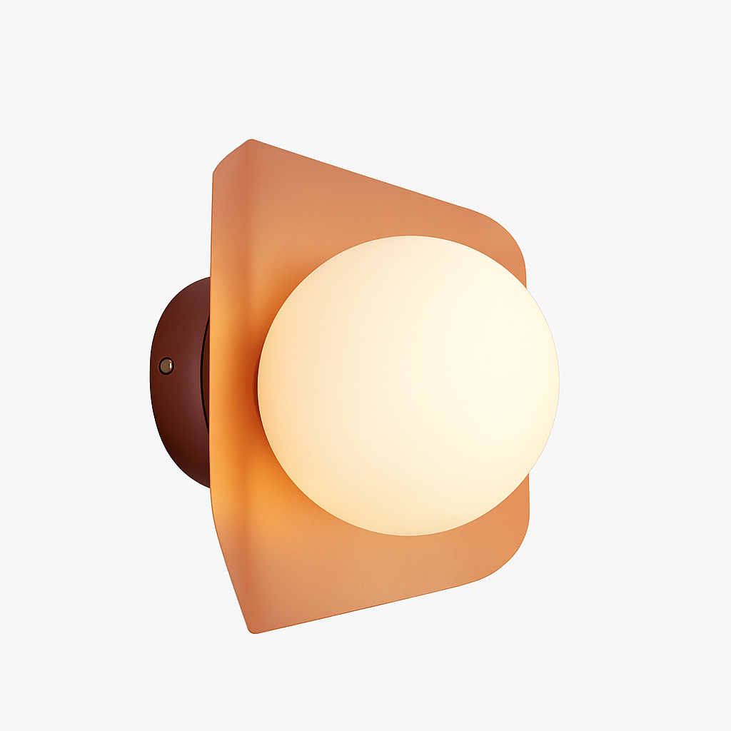 Wandlamp Zeshoek LED E27 Roze Groen Grijs Geel 24cm Slaapkamer Woonkamer Bol Wandlicht Hexagon Geometrisch Kinderkamer Hal