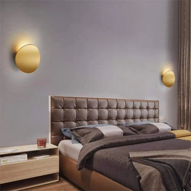 Wandlamp Gang Scandinavisch Aluminium Acryl Zwart Wit Goud 18cm LED Warm Wit Modern