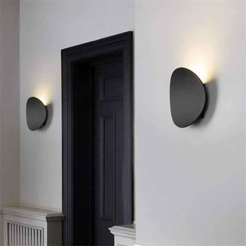 Wandlamp Gang Scandinavisch Aluminium Acryl Zwart Wit Goud 18cm LED Warm Wit Modern