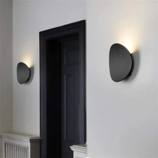 Wandlamp Gang Scandinavisch Aluminium Acryl Zwart Wit Goud 18cm LED Warm Wit Modern