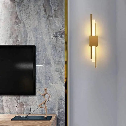Wandlamp Goud Design Aluminium LED G4 15W Modern Woonkamer Slaapkamer Hal Luxe