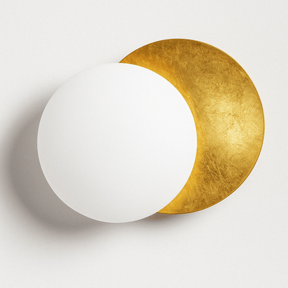 Wandlamp Zonsverduistering Draaibaar Metaal Goud Art Deco LED