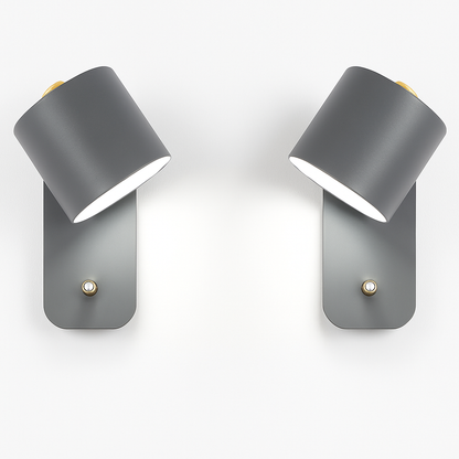 Wandlamp Metaal E27 Zwart Wit Slaapkamer Woonkamer Schakelaar Nordische Muurlamp Leeslamp Trap Hal Nachtkastlamp