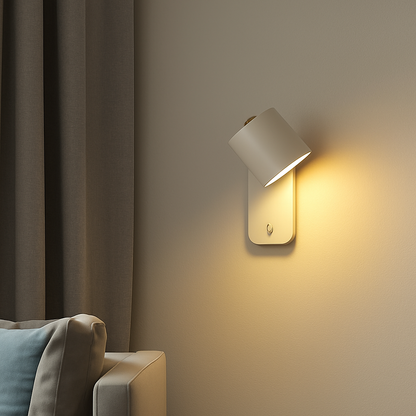 Wandlamp Metaal E27 Zwart Wit Slaapkamer Woonkamer Schakelaar Nordische Muurlamp Leeslamp Trap Hal Nachtkastlamp