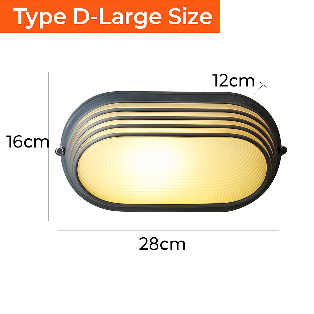 Buitenlamp Wandlamp Aluminium Zilver IP65 E27 12W Tuin Veranda Industrieel Vintage Matglas Buitenwandlamp Waterdicht Balkon Gevel