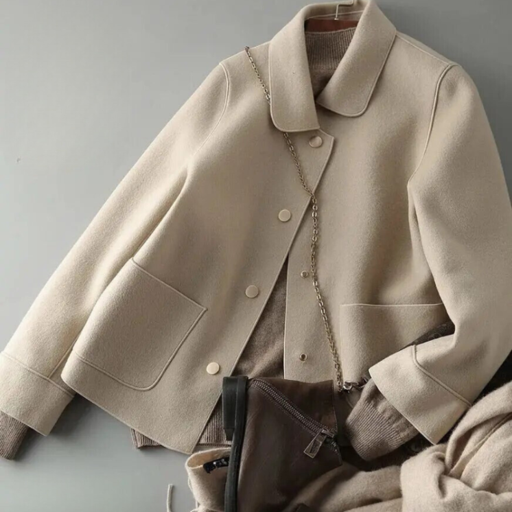 Dames Donsjack Warm en Casual met Knopen - StudioMarella