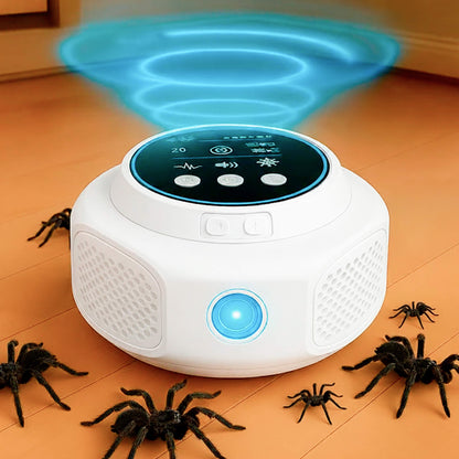 Ultrasone Spinnenbestrijder Stopcontact Chemievrij Huisdier- en Kindvriendelijk Insectenwering 300m²