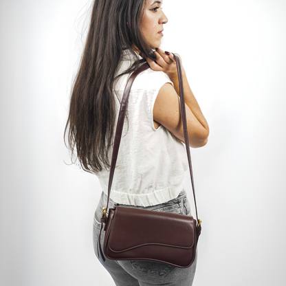 Filo Schoudertas Trendy Design Modaal Leer