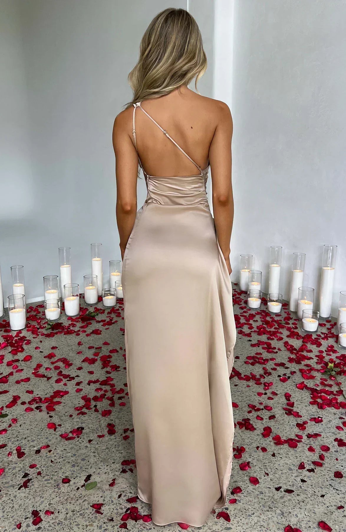 Elegante One-Shoulder Avondjurk voor Vrouw