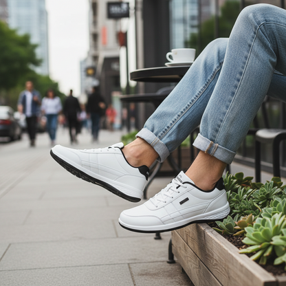Orthopedische Heren Sneaker Comfortabel Steunzool