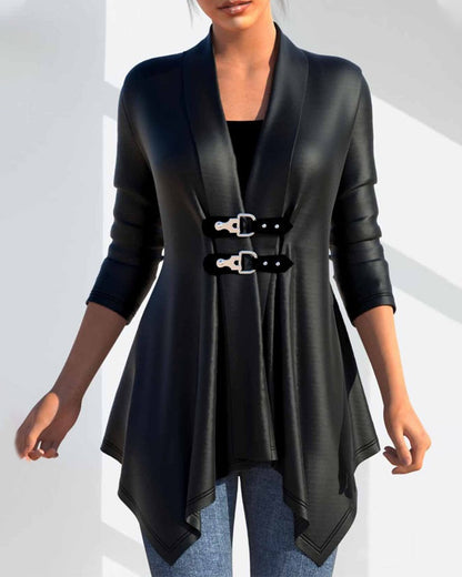 Dame Jas Lange Warme Stijlvolle Coat - StudioMarella