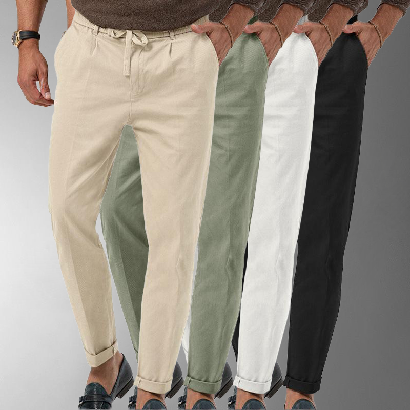 Linnen Broek Zomerkleurig Comfortabel Licht