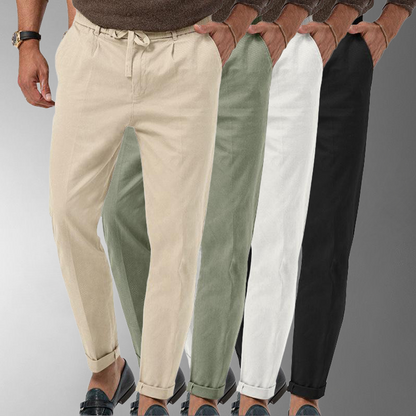 Linnen Broek Zomerkleurig Comfortabel Licht