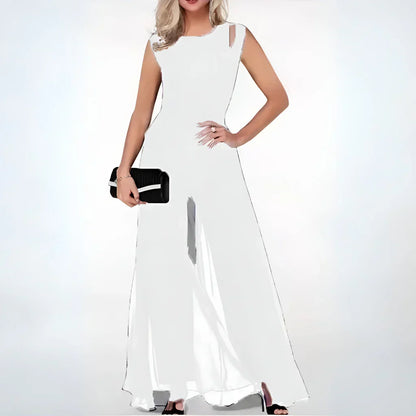 Dames Jumpsuit Elegant Stijlvol Zwart Feestjurk
