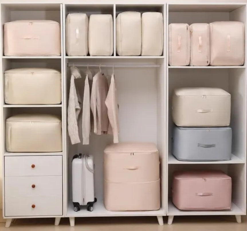 Compressie Opbergzak voor Kleding & Textiel | Ruimtebesparend Vacuüm Compressietas