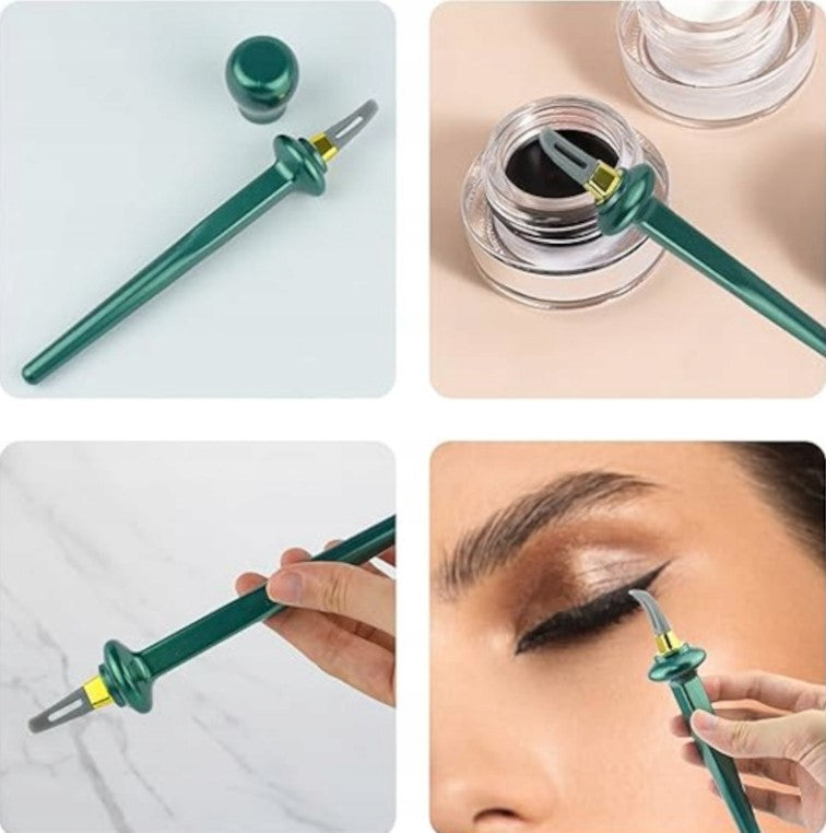 Eyeliner Stempel Set met Wing Template – Perfecte Symmetrische Vleugels voor Elke Gelegenheid