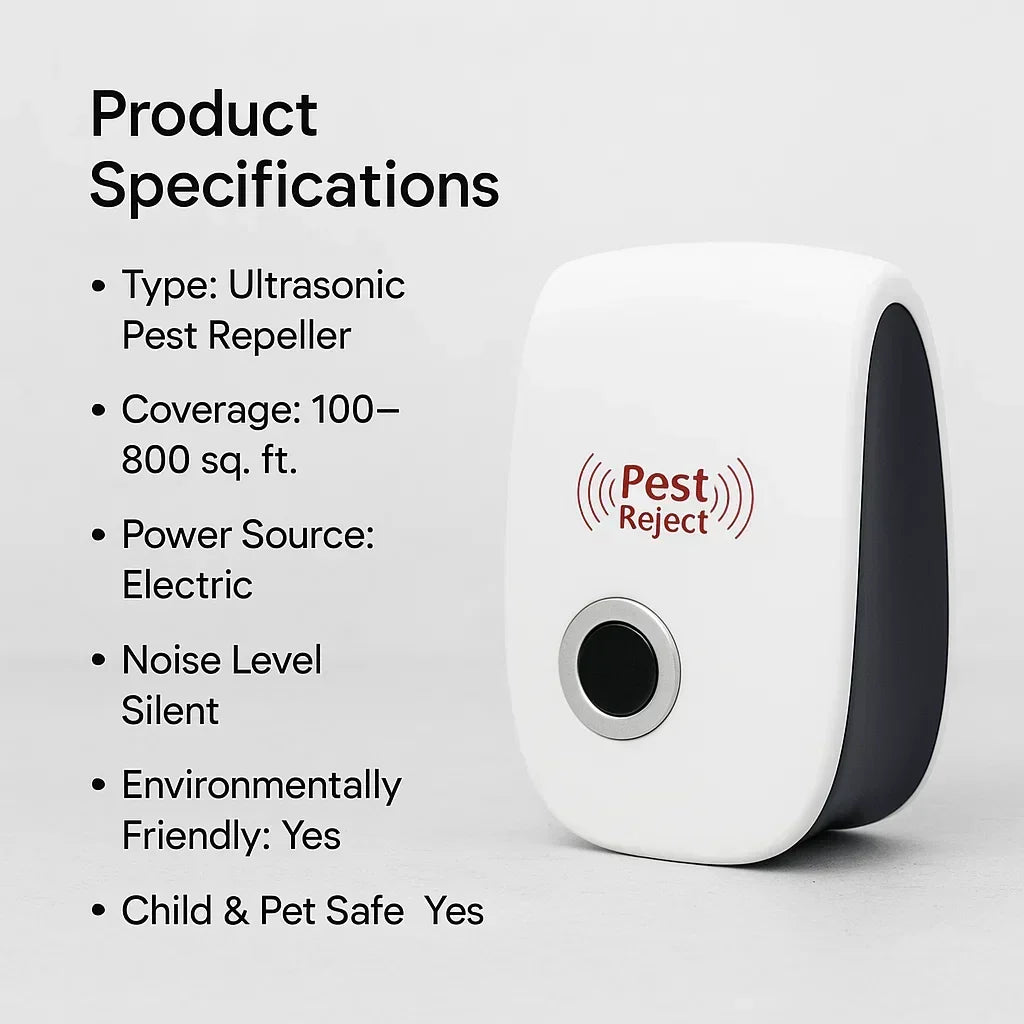 Stornfield | Ultrasonic Squirrel Repeller Device - Effective Pest Control to Deter Squirrels in 48 Hours for Gardens & Yards