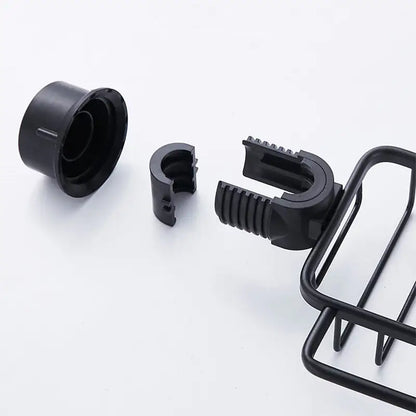 Doucheplank voor Douchekop Roestvrij Metaal Zeephouder Opbergrek Badkamer Shampoohouder Bevestiging Zonder Boren Hangend Organizer