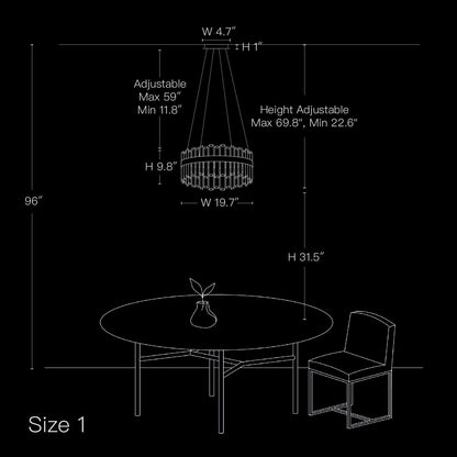 Kristallen Kroonluchter Rond Goud K9 Crystal 12-20 Lichts Luxe Plafondlamp
