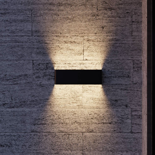 Minimalistische led wandlamp voor buiten en binnen met up-down licht