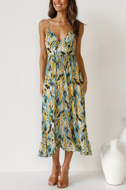 Vrouwen Zomerjurk Midi Veelkleurig Jurk Zomerkleding