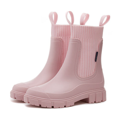 Dames Regenlaarzen Waterdicht met Antislip Zool