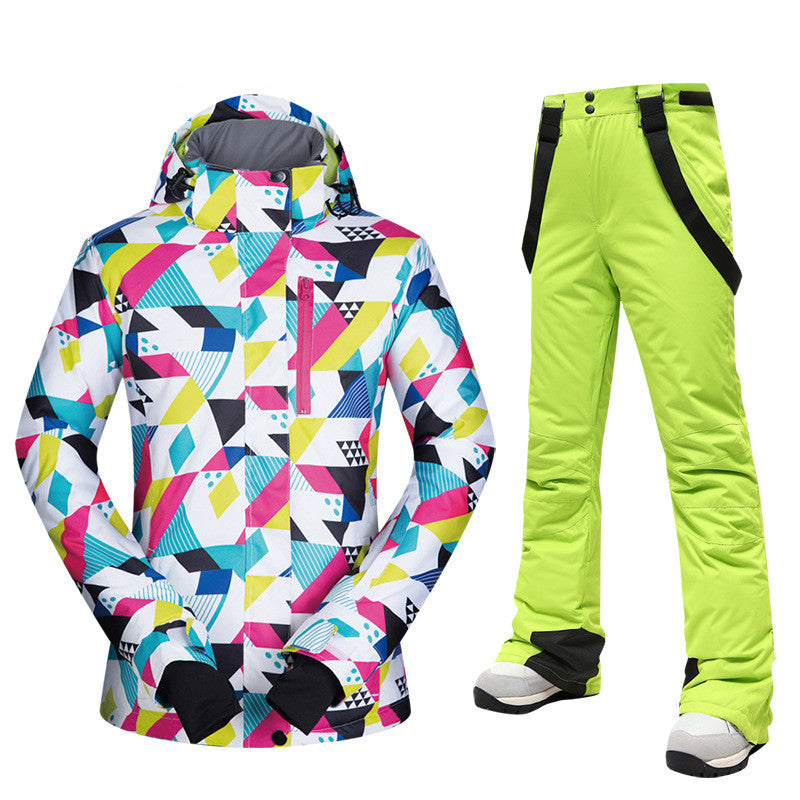 Dames Ski Pak Waterdicht 2-Delig Modern Design