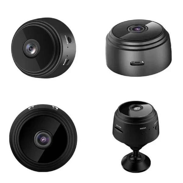 Draadloze Beveiligingscamera met Magnetische 360° Montage en Nachtzicht voor Auto