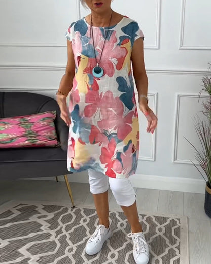 Vrouwelijke Lainey Bloemen Top Casual Lange Mouw