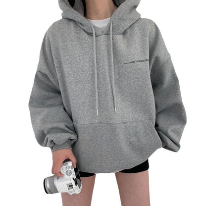 Dames Hoodie Space Print Casual Streetwear → Dames Hoodie Space Print Casual Straatmode