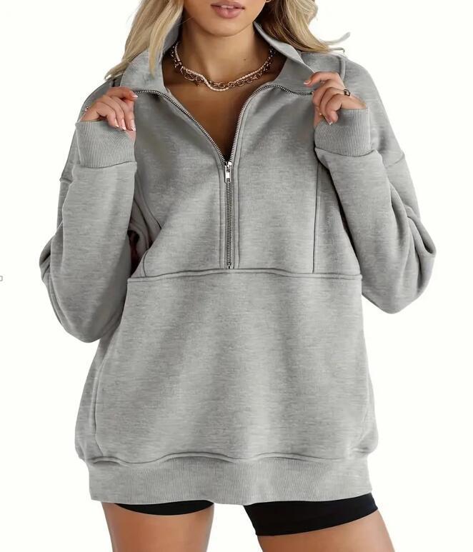 Dames Trui Oversized Warm met Kangoeroezak Comfortabel