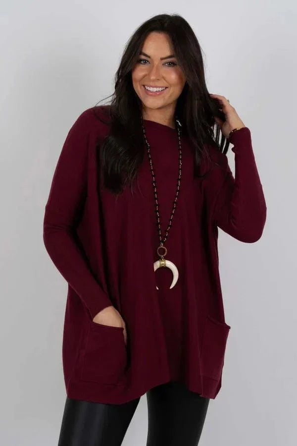 Damestrui Lange Mouwen Comfortabel Casual Model - StudioMarella