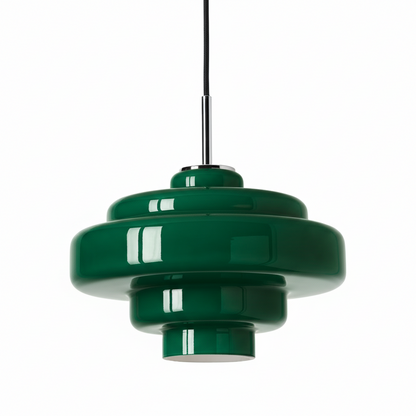 Gekleurde Glazen Hanglamp met Verstelbare Ophanging – Moderne Lichtpunt voor Eetkamer Keuken Woonkamer