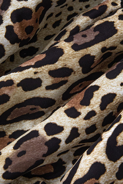 Luipaardprint Minikleed Bandeaujurk Stijlvol en Glamour