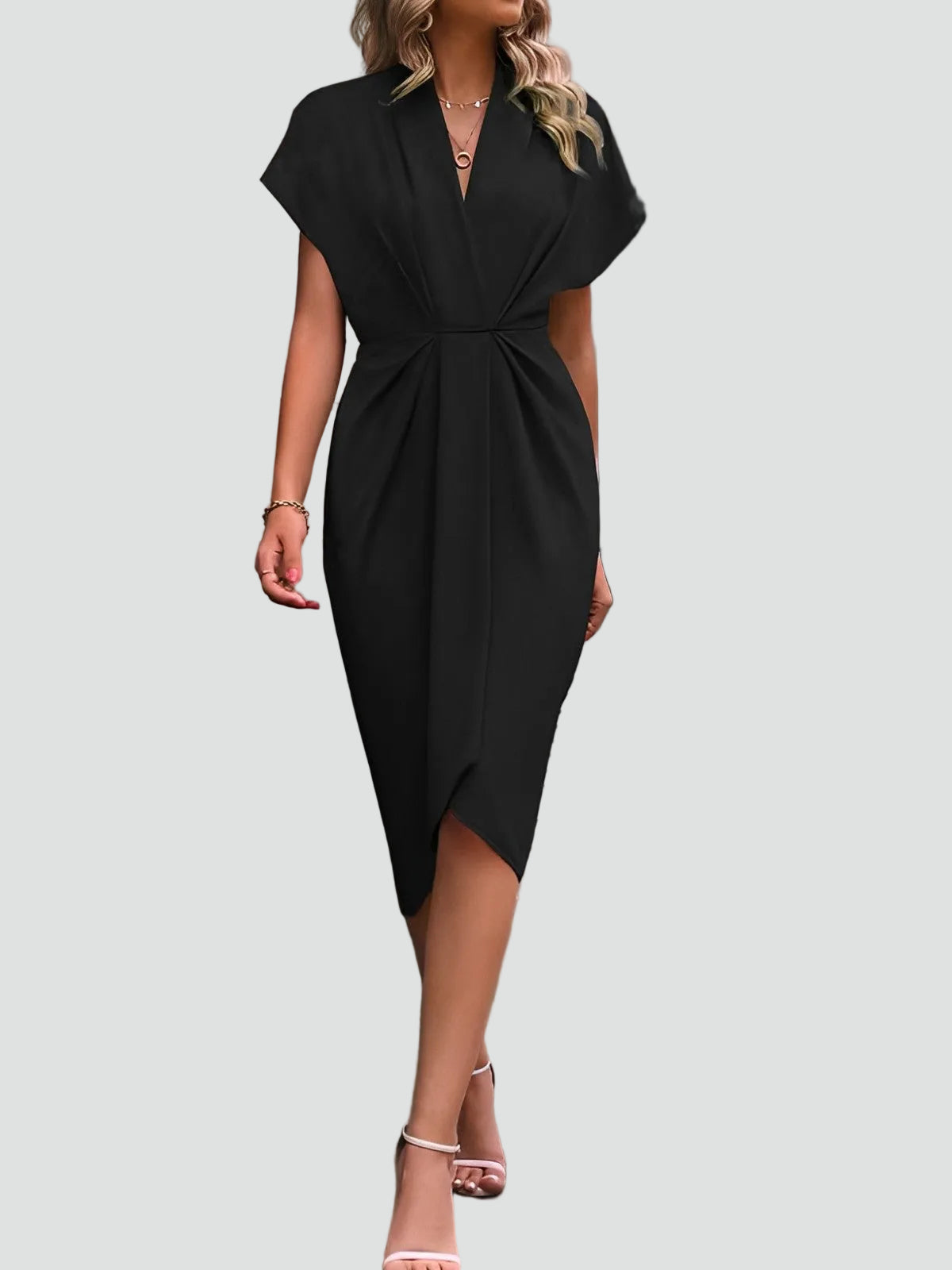 Dames Wikkeljurk Zacht Comfortabel Elegante Pasvorm