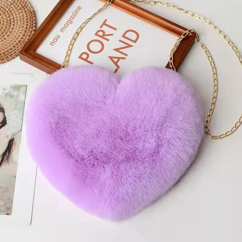 Dames Schoudertas Hartvormig met Ketting Modieus