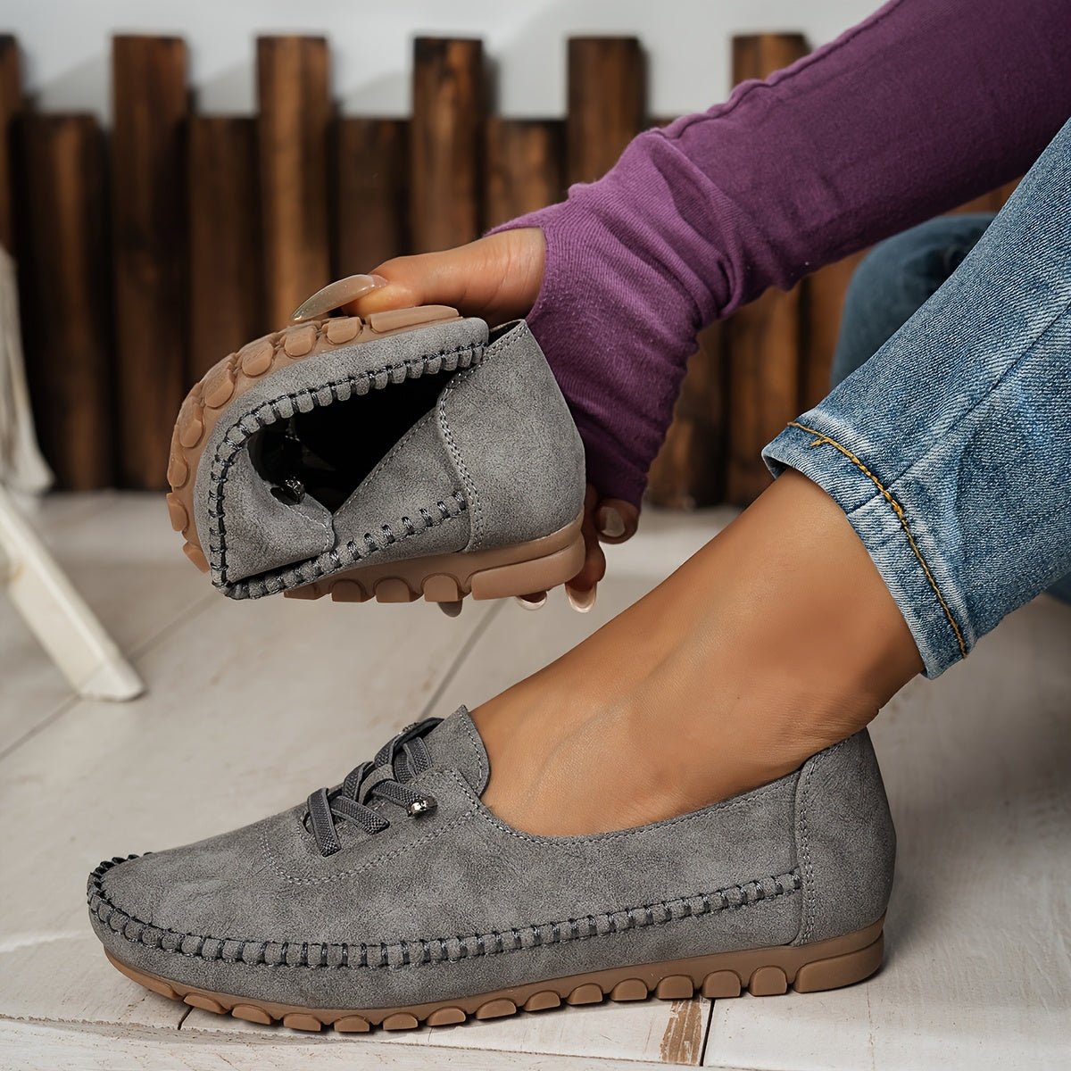 Dames Loafers Comfortabele Pasvorm