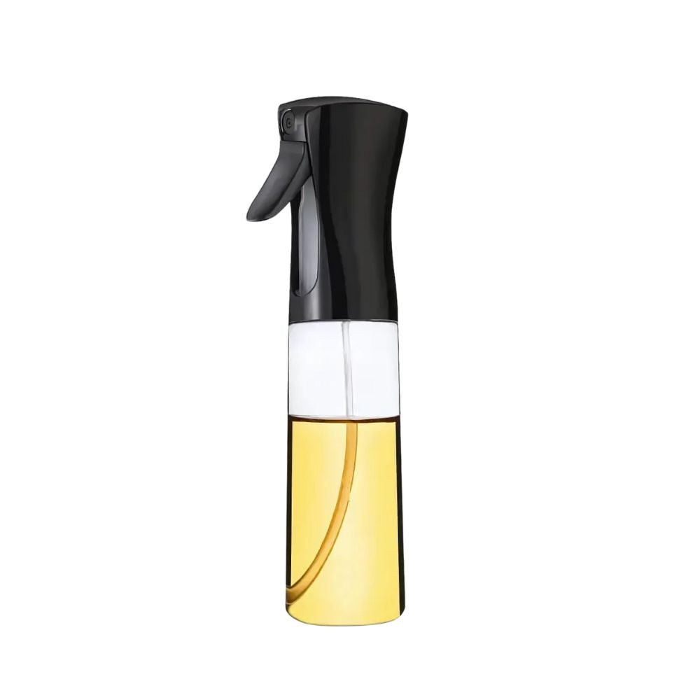 Oliespray Fles Glas 100ml Zwart Keuken Sprayfles Olie Azijn Airfryer BBQ Salade Verstuiver Navulbaar