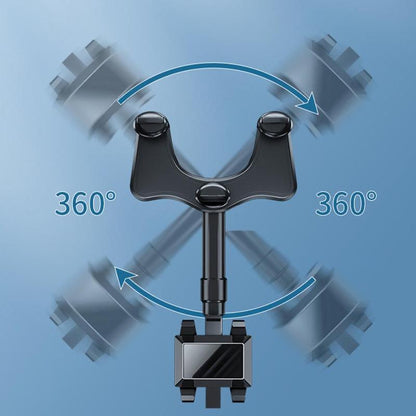Universele Telefoonhouder voor Achteruitkijkspiegel - 360° Draaibaar - Handsfree Navigatie - Auto Accessoire