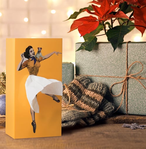 Vintage Tissue-Box met Retro-Patroon – Elegante Zakdoekenhouder voor Badkamer Woonkamer Slaapkamer Kantoor – Decoratief Kunsthars Tissuedispenser