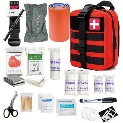 EHBO Kit Compleet Tourniquet Kunststof Textiel Zwart Outdoor Reizen Survival Verbanddoos Eerste Hulp Set Compact