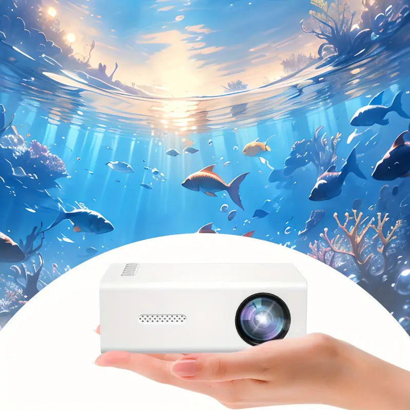 Compacte LED-projector 720P draadloos HDMI USB compatibel thuisbioscoop presentaties kantoor entertainment