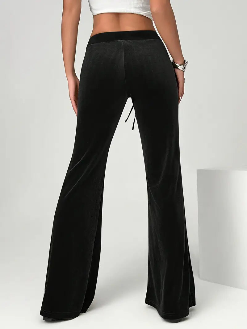 Dames Zomerbroek Wijde Comfortabele Fluwelen Broek