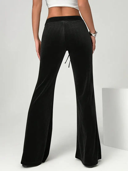 Dames Zomerbroek Wijde Comfortabele Fluwelen Broek
